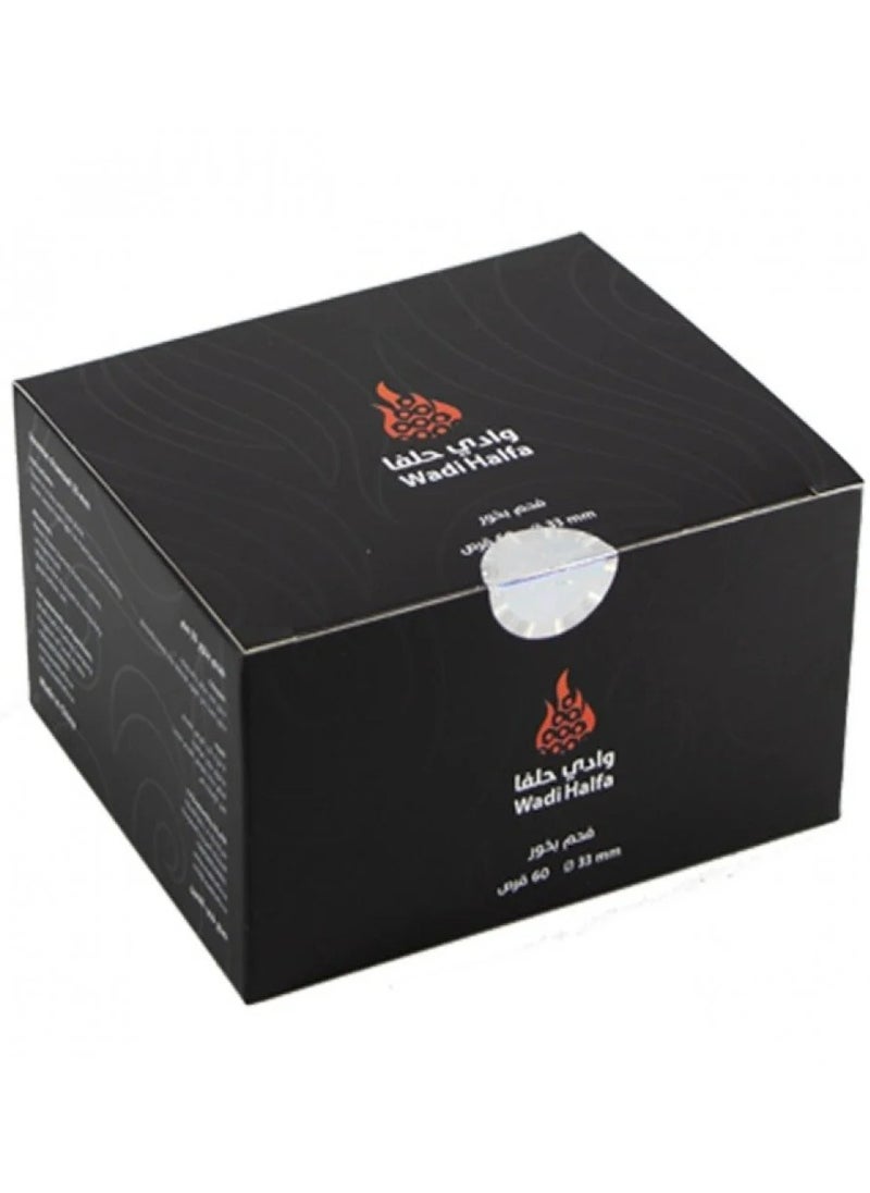 Wadi halfa - Charcoal Incense Wadi Halfa Fast Lgnition 60*33 Tablets - Image 1