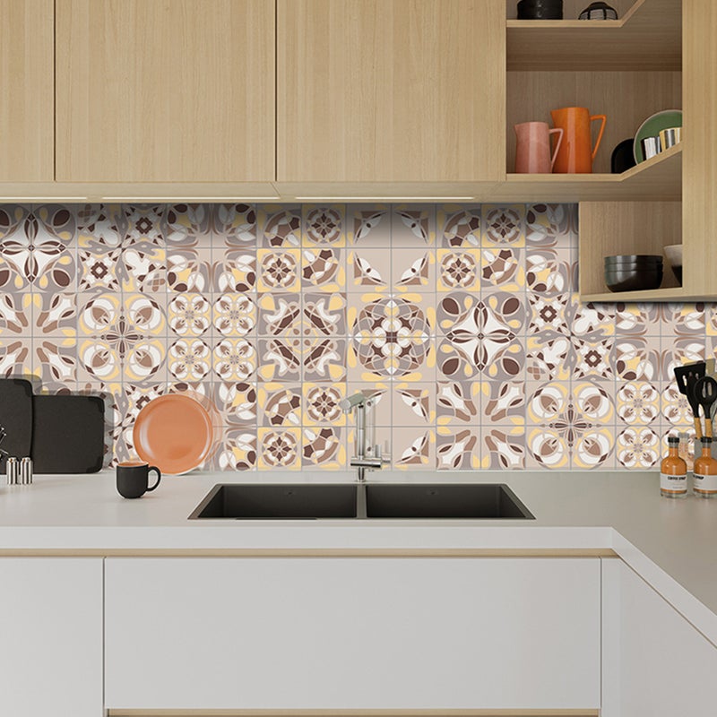 10Pcs Kitchen Bathroom Tile Stickers Self Adhesive Stick on Tiles Decals Splashback Decals - Image 3