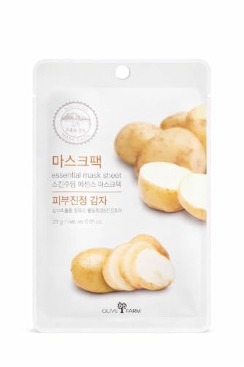Olive Farm Essential Mask Sheet – Potato for Brightening and Deep Hydration (23 g) - Image 1