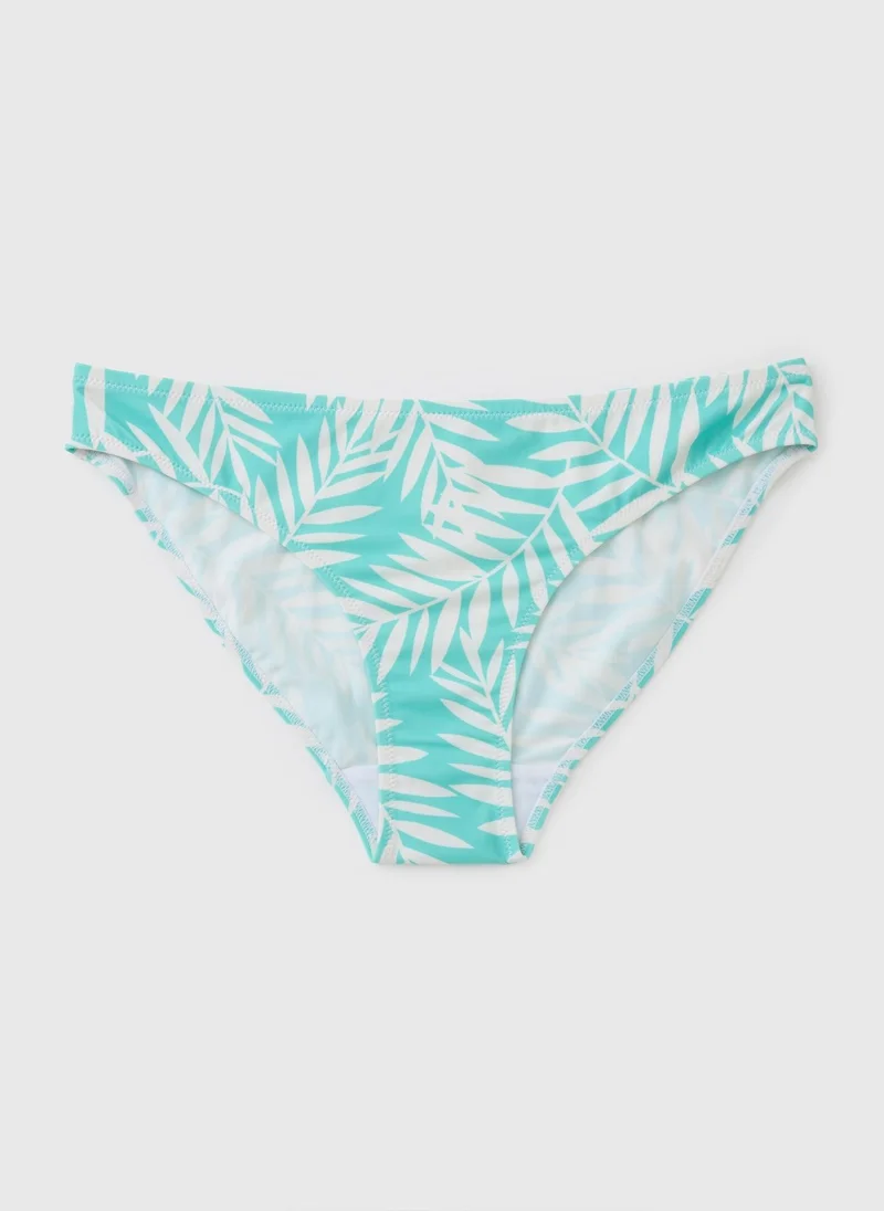 Matalan Blue Leaf Bikini Briefs