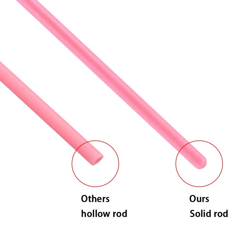 G2PLUS 200PCS أدوات تطبيق ملمع الشفاه، فرش شفاه قابلة للاستخدام مرة واحدة، عصي ملمع الشفاه أداة مكياج مثالية (وردي) - Image 3