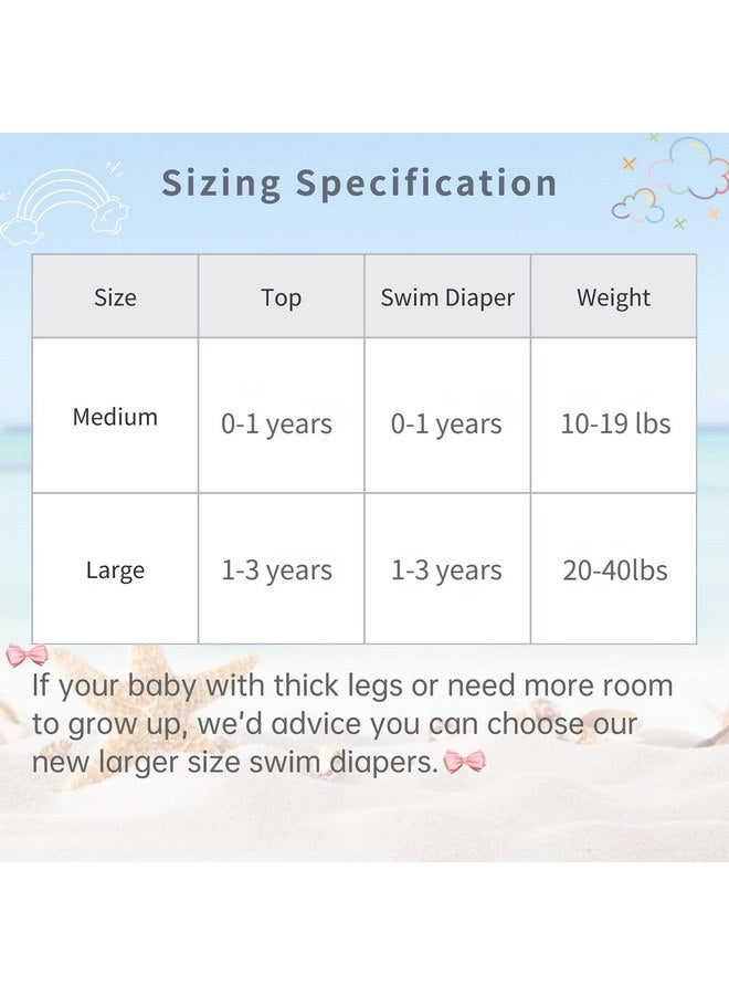 ALVABABY ALVABABY 2-Piece Baby Boy Swimsuit,Infant Toddler Bathing Short Sleeve Swimwear,Baby Reusable Swim Diaper with Matching Top 3T ZSWCJD05 - Image 3