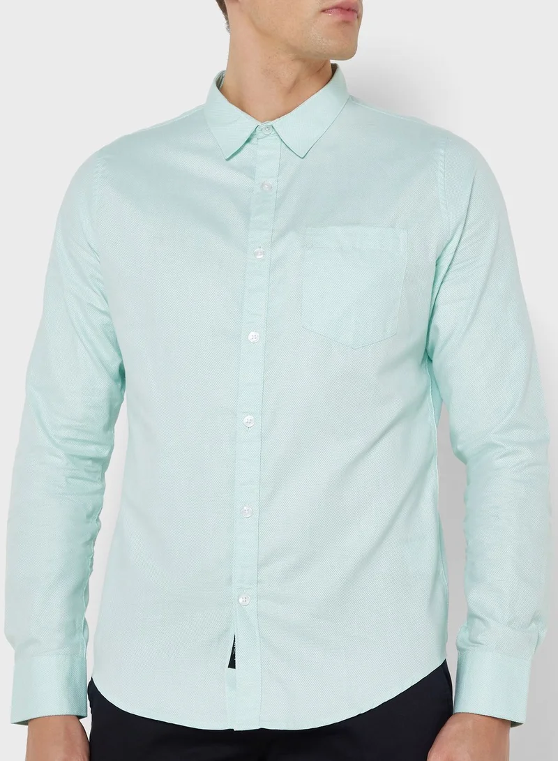 Thomas Scott Classic Slim Fit Pure Cotton Casual Shirt