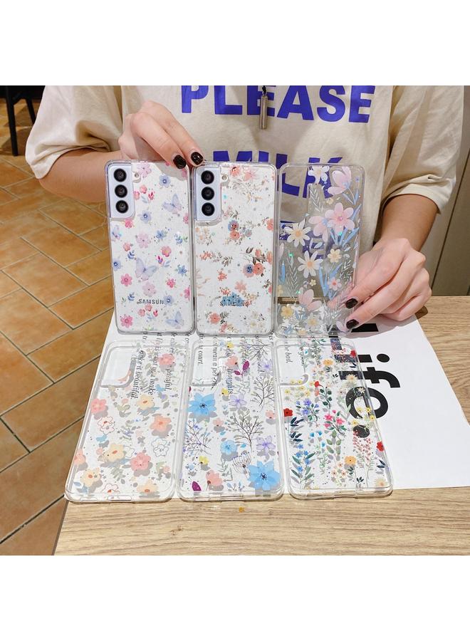 S-TOP Case For Samsung Galaxy A50 Fresh Small Floral Epoxy TPU Phone Case - Image 2