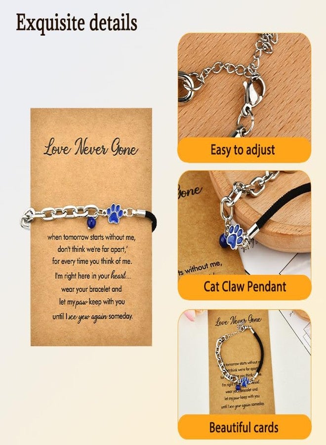 YangQian Pet Loss Sympathy Gift Dog and Cat Memorial Gifts Bracelet Deceased Dog Gifts for Owner Cat Remembrance Bracelet Pet Grief Condolence Bereavement Gift Ideas Dogs Passing Away Present for Pets Funeral - Image 4