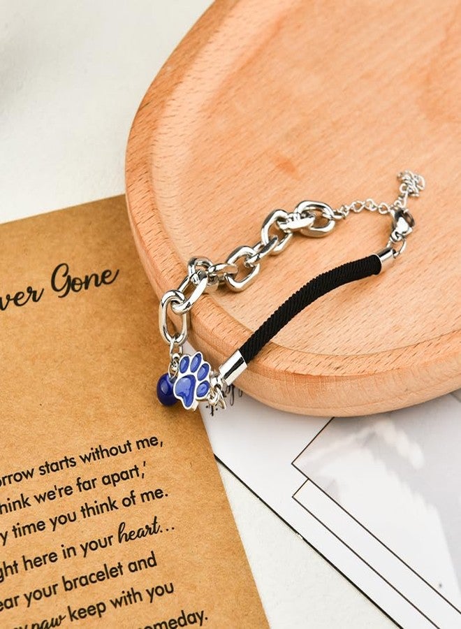 YangQian Pet Loss Sympathy Gift Dog and Cat Memorial Gifts Bracelet Deceased Dog Gifts for Owner Cat Remembrance Bracelet Pet Grief Condolence Bereavement Gift Ideas Dogs Passing Away Present for Pets Funeral - Image 5