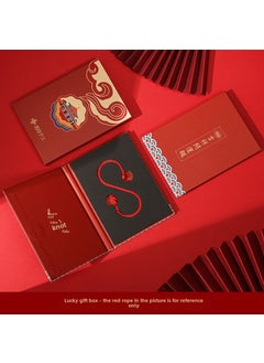 Handmade Dragon Knot Sticker Bracelet Gift Box Red rope special packaging