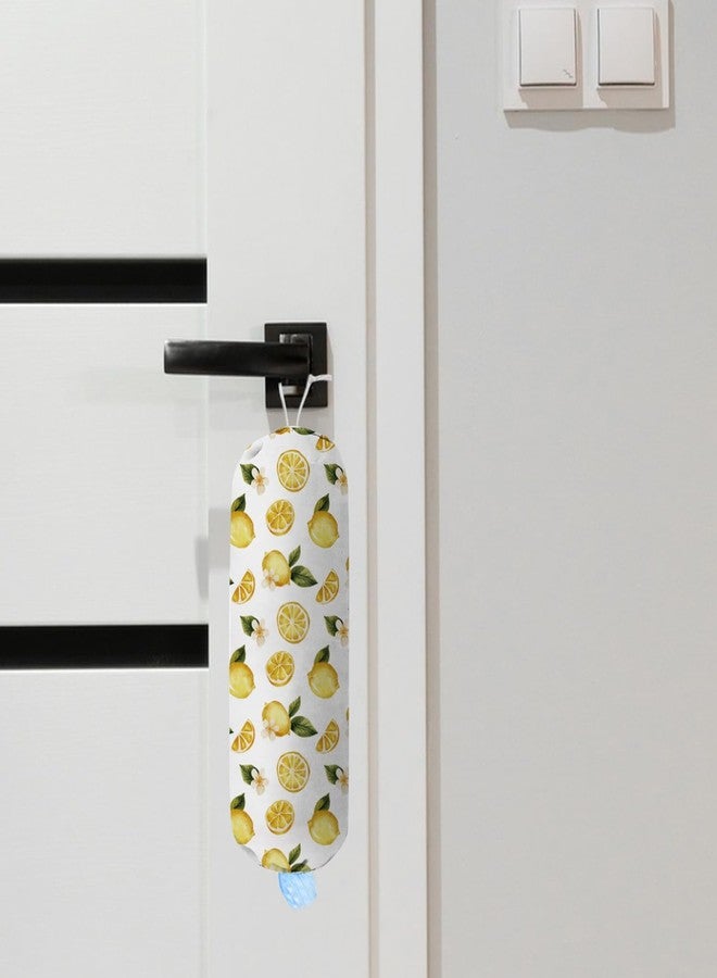 DDBASKET Funny Lemon Plastic Bag Holder, Reusable Grocery Bag Organizer Wall Mount,Cute Lemons Kitchen Décor, Gifts for Women.（Lemon） - Image 5