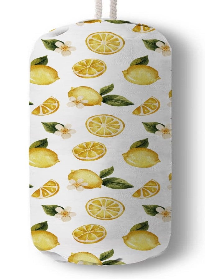 DDBASKET Funny Lemon Plastic Bag Holder, Reusable Grocery Bag Organizer Wall Mount,Cute Lemons Kitchen Décor, Gifts for Women.（Lemon） - Image 1