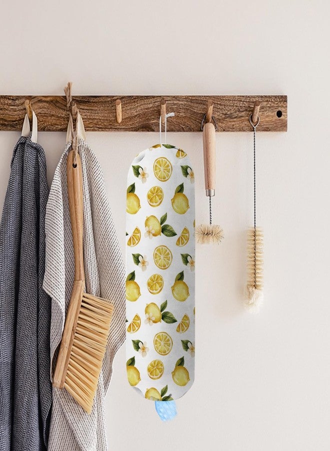 DDBASKET Funny Lemon Plastic Bag Holder, Reusable Grocery Bag Organizer Wall Mount,Cute Lemons Kitchen Décor, Gifts for Women.（Lemon） - Image 3