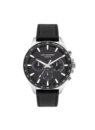LEE COOPER Men's Multi Function Black Dial Watch - LC07598.351 - pzsku/ZDA50FE2F11E1FD561A2FZ/45/_/1688928083/2a06c1b5-e238-4427-89a3-7ef6f8384d4e