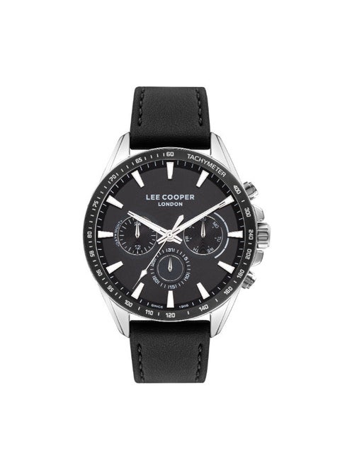 LEE COOPER Men's Multi Function Black Dial Watch - LC07598.351