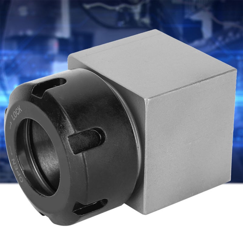 ER32 Collet Block: Hardened Tool Steel, High Strength, Durable Use Collet Holder - Through Hole, Fast Set-ups Steel Collet Block for Lathe Engraving CNC Machines - Image 1