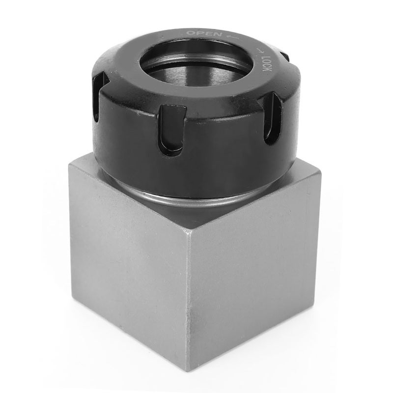 ER32 Collet Block: Hardened Tool Steel, High Strength, Durable Use Collet Holder - Through Hole, Fast Set-ups Steel Collet Block for Lathe Engraving CNC Machines - Image 5