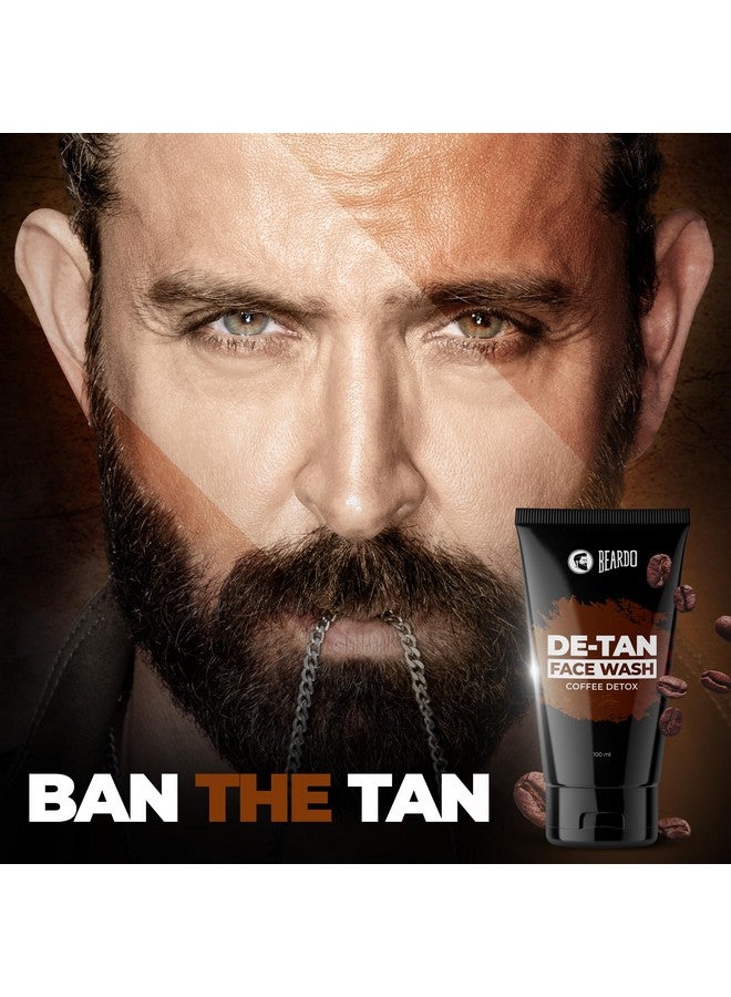 BEARDO Detan Combo For Men (Set Of 2) | Detan Body Wash & Detan Face Wash With Powerful Coffee Extract For Tan Removal | Hydrates & Exfoliates Men'S Skin For Oil Control - Image 2