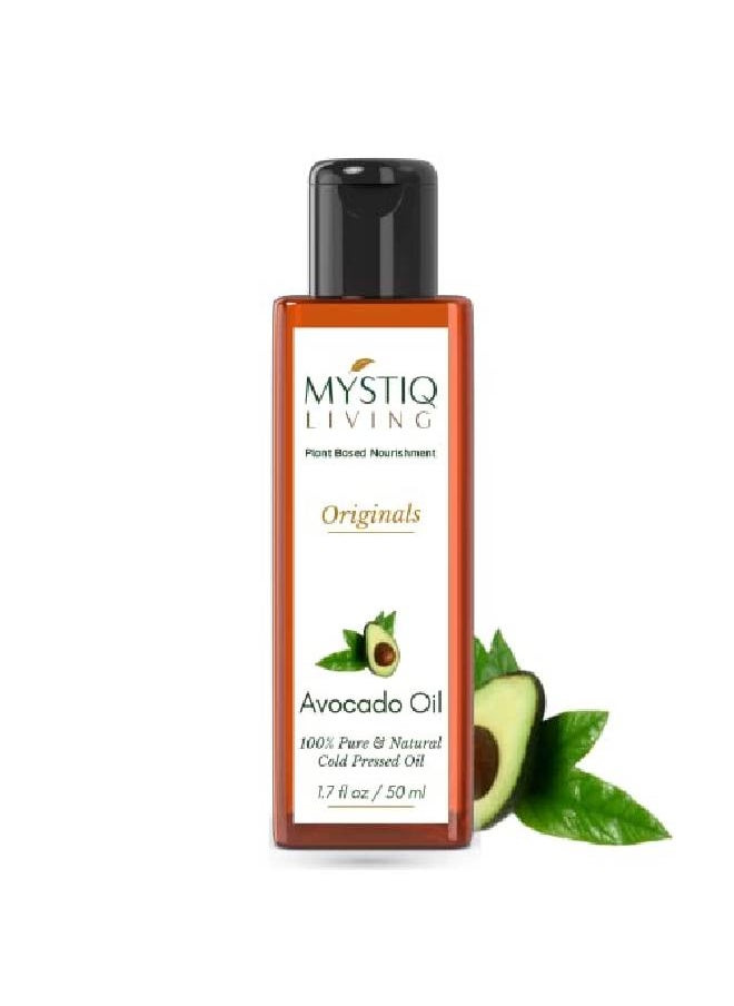 MYSTIQ LIVING Originals Avocado Oil For Hair | Cold Pressed | 100% Pure and l 50 ML  - Image 2