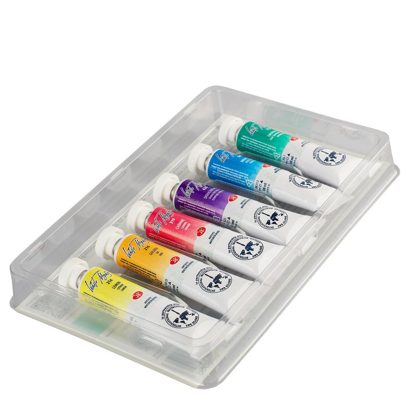 White Nights Extra Fine Artists Grade Professional Watercolors 6 * 10 ml Tubes Coloristics Set In Plastic Correx By Nevskaya Palitra - Image 4