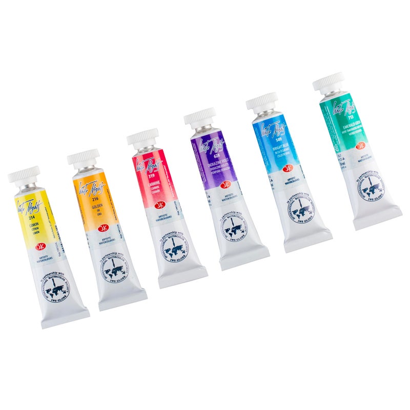 White Nights Extra Fine Artists Grade Professional Watercolors 6 * 10 ml Tubes Coloristics Set In Plastic Correx By Nevskaya Palitra - Image 5