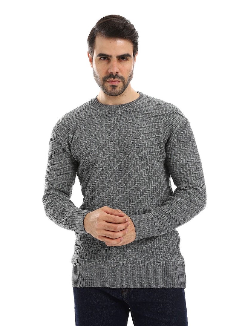 سيزار بلوفر رجالي صوف بتصميمات متعددة - Image 1