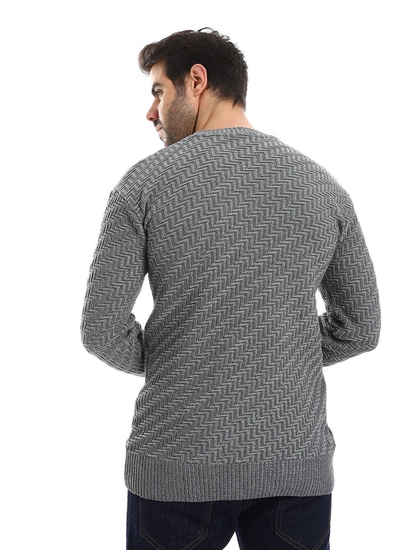 سيزار بلوفر رجالي صوف بتصميمات متعددة - Image 4
