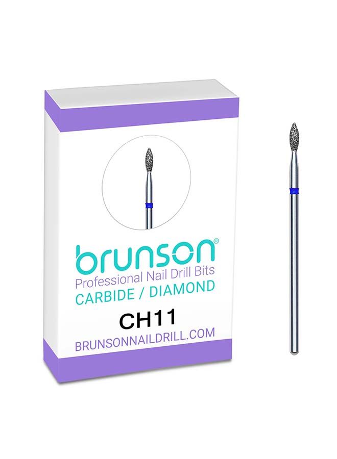 brunson Nail Drill Bits Diamond Cuticle Remover Nail Bits CH11 - Image 1