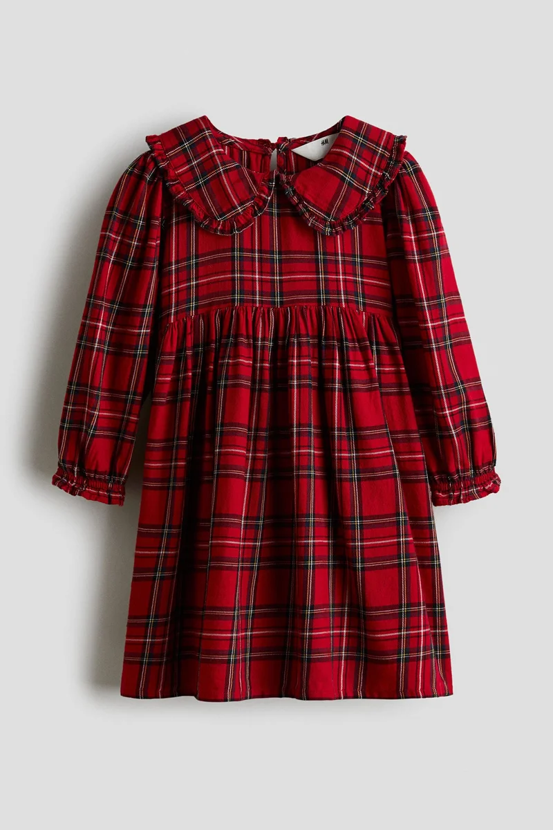 H&M Collared flannel dress