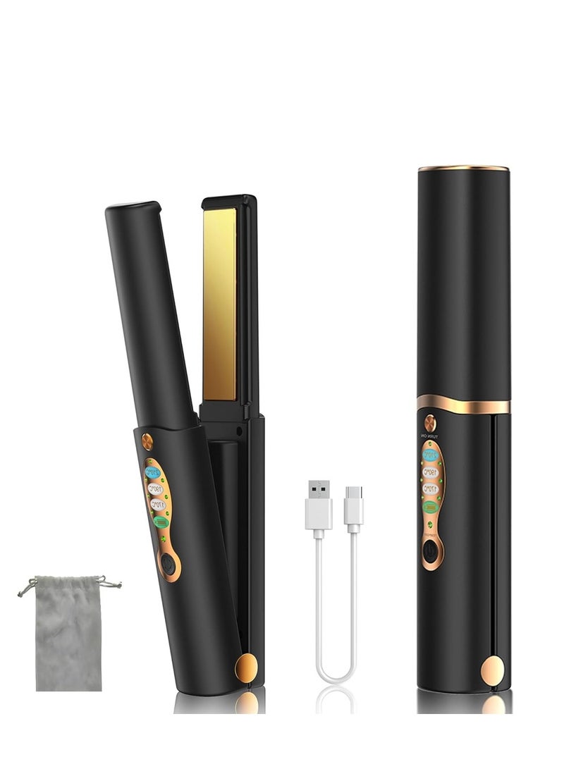 چويي مكواة لاسلكية لفرد الشعر، مكواة مسطحة للشعر، مكواة سيراميك احترافية لشعر أقل تجعدًا وأكثر لمعانًا ونعومة، أدوات تصفيف الشعر - Image 1