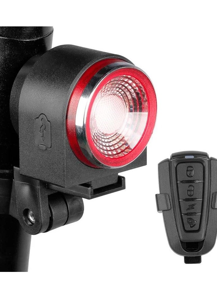 Antusi A8 Pro Antusi bicycle back light Multifunctional LED Security Alarm Lock…  - Image 2
