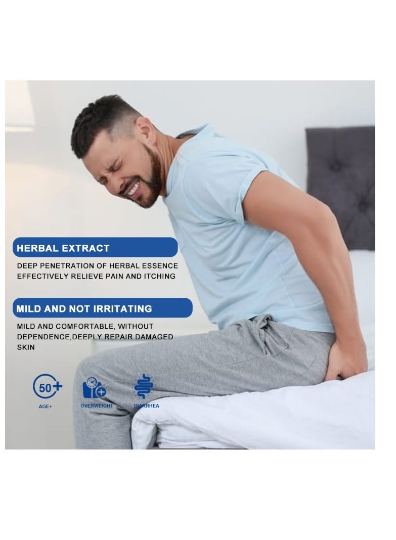 Sumifun Hemorrhoid Ointment Hemorrhoid Treatment Hemorrhoid and Fissure Ointment Fast Relief Hemorrhoid Cream Healing Formula Fast Acting Treatment Hemorrhoid Symptom Ointment 20g - Image 2