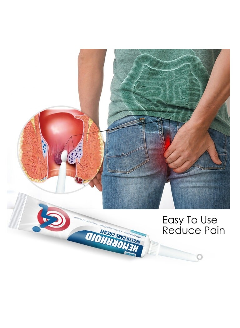Sumifun Hemorrhoid Ointment Hemorrhoid Treatment Hemorrhoid and Fissure Ointment Fast Relief Hemorrhoid Cream Healing Formula Fast Acting Treatment Hemorrhoid Symptom Ointment 20g - Image 3