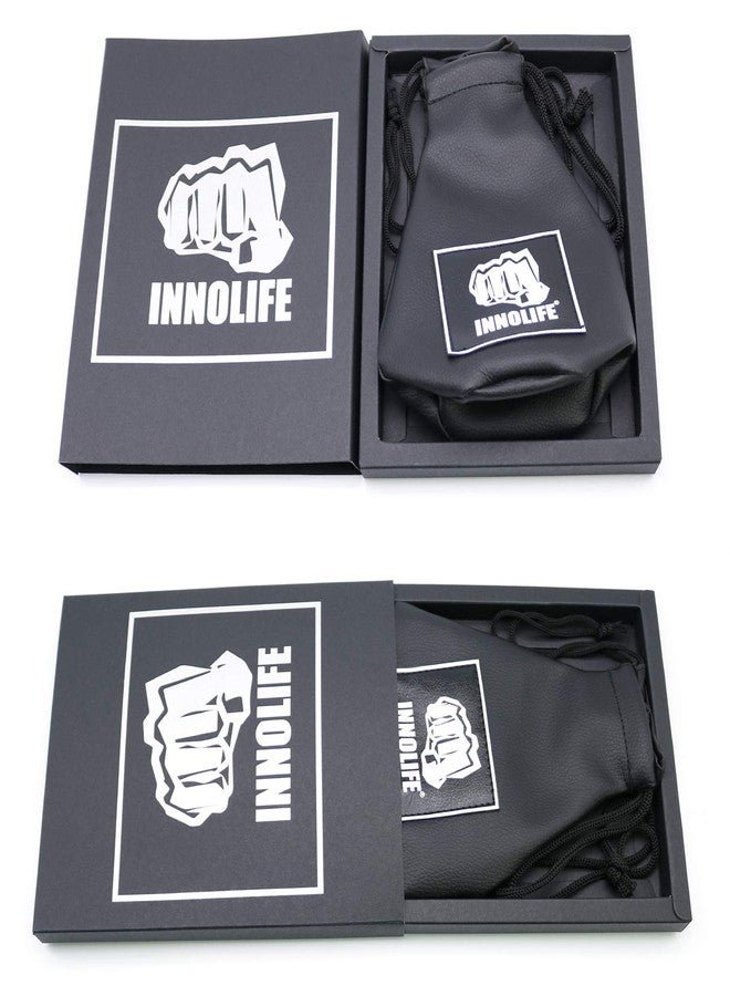 INNOLIFE Boxing Slip Bag, Boxing Dodge Hide Speed Bag Maize Ball Leather Ball for Reflex Training, Boxing, Kickboxing, MMA Pendulum Training (Filler Already Included) - Image 5