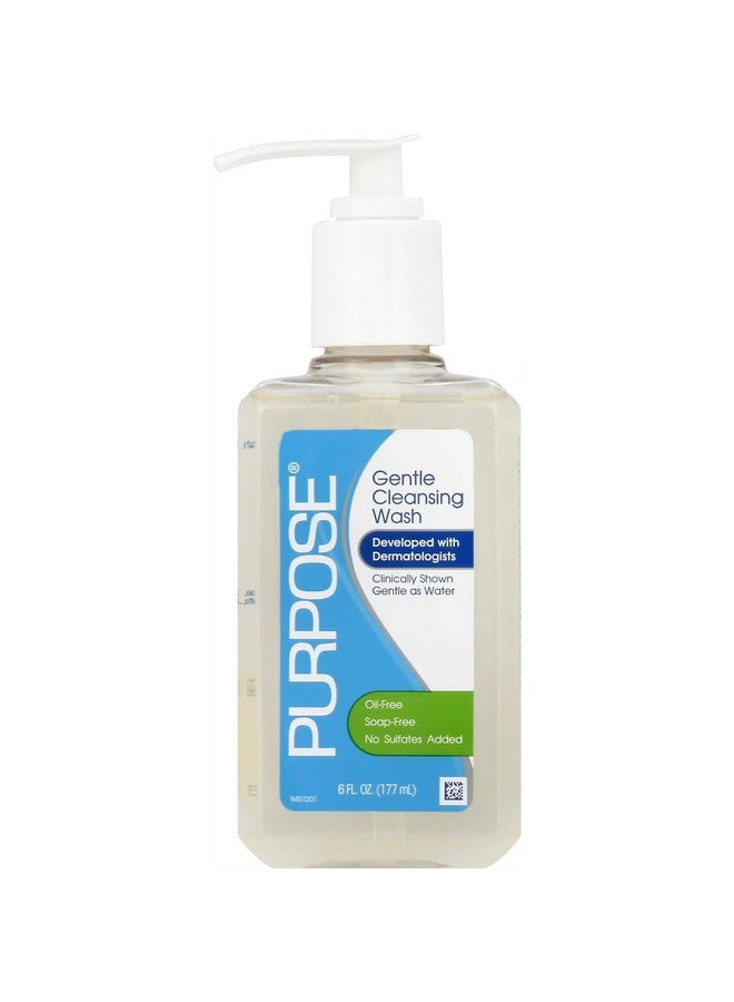 Purpose Gentle Cleansing Wash, 6-Ounce Pump Bottle - Image 1