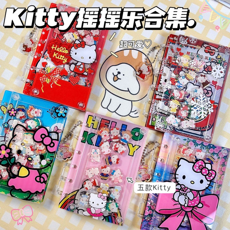 [Hellokitty] Original Cartoon A7 Loose-Leaf Book Rocking Notebook Cute Girl Heart High Value - Image 2