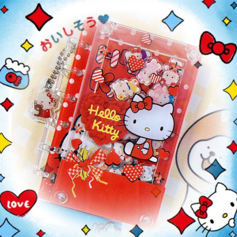 [Hellokitty] Original Cartoon A7 Loose-Leaf Book Rocking Notebook Cute Girl Heart High Value - Image 3