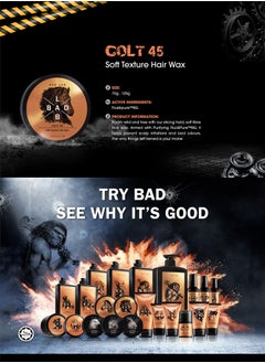 Bad Lab BadLab Colt 45 Soft Texture Hair Wax 120g prevent scalp irritations and bad odors  - Image 4