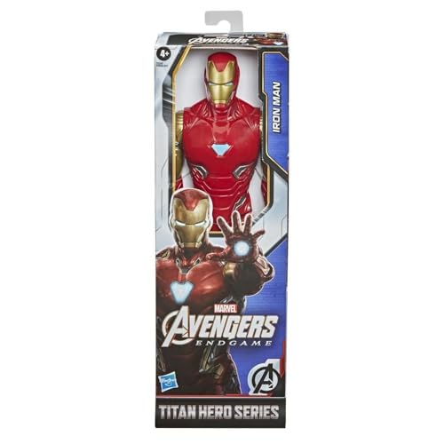 Avengers Marvel Titan Hero Series Collectible 12-Inch Iron Man Action Figure, Toy for Ages 4 and Up - Image 2