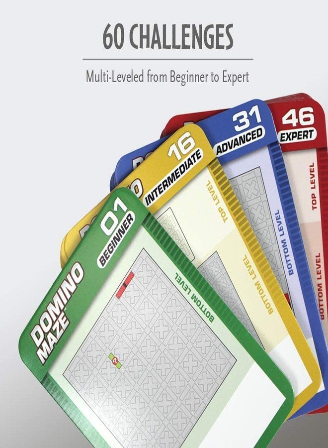 ثينك فان لعبة متاهة الدومينو من ثينك فن، لعبة تعليمية ورياضية ومنطقية للأولاد والبنات من عمر 8 سنوات فما فوق - تجمع بين متعة الدومينو وتحدي الألغاز - Image 3