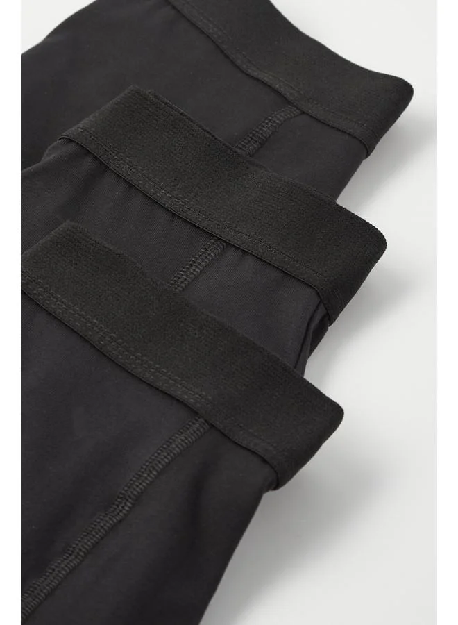 JUNE June Men 3-Pack Boxer Black - Black