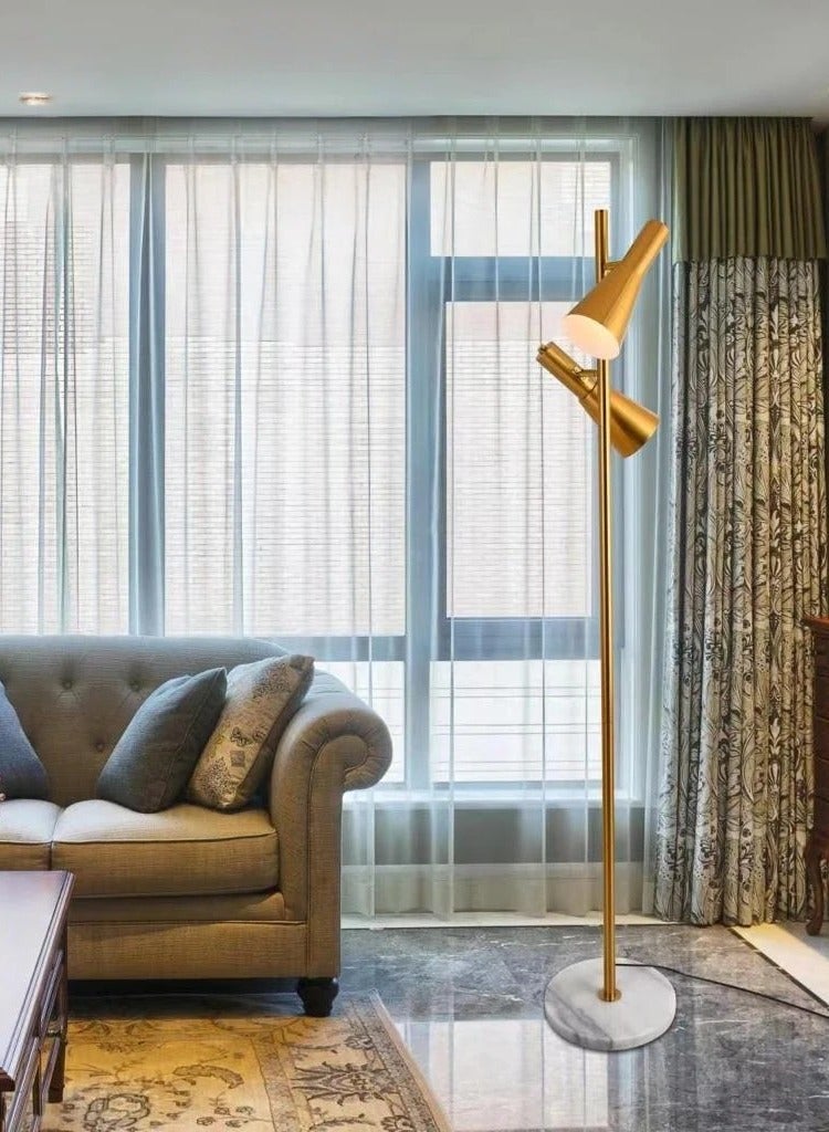 ICTC Floor lamp Golden color 165 cm reliable modern design suitable for home or office