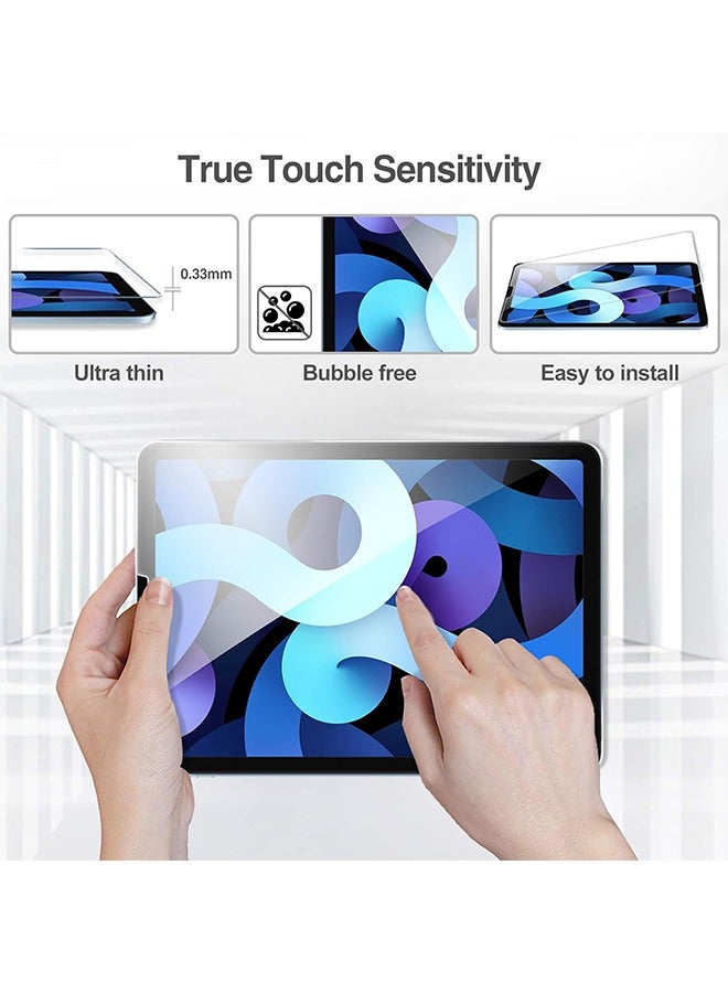 أوشن آي باد الهواء 5 حامي الشاشة ( 10.9 بوصة ، 2022 ، الجيل الخامس ) ، آي باد الهواء 5 المضادة للخدش 9H صلابة خالية من فقاعات عالية الوضوح الزجاج الشفاف شاشة التوقف ، شفافة - Image 4