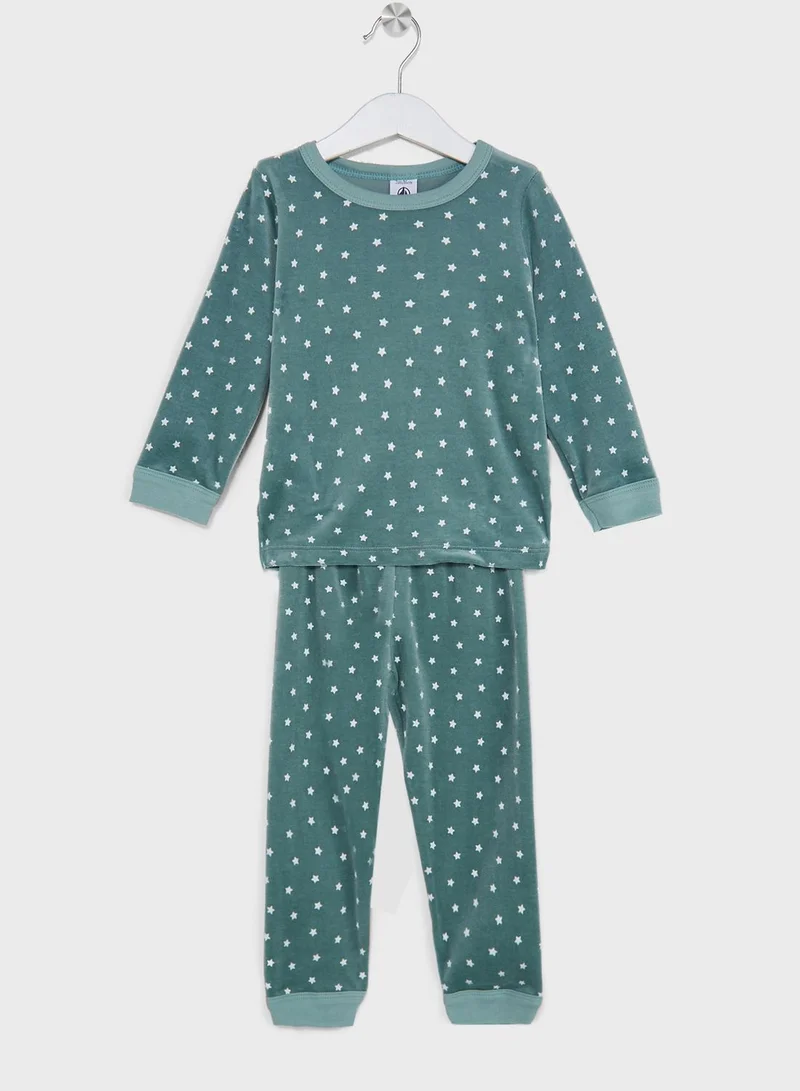 Petit Bateau Kids Printed Pyjama Set