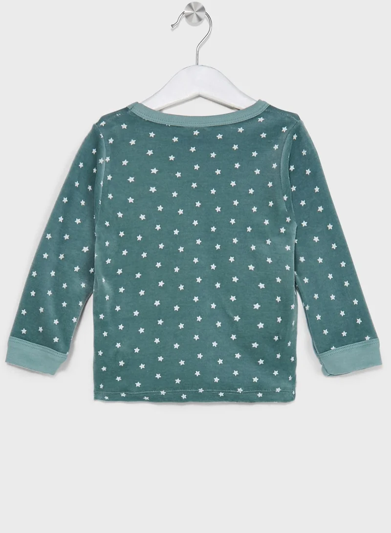 Petit Bateau Kids Printed Pyjama Set