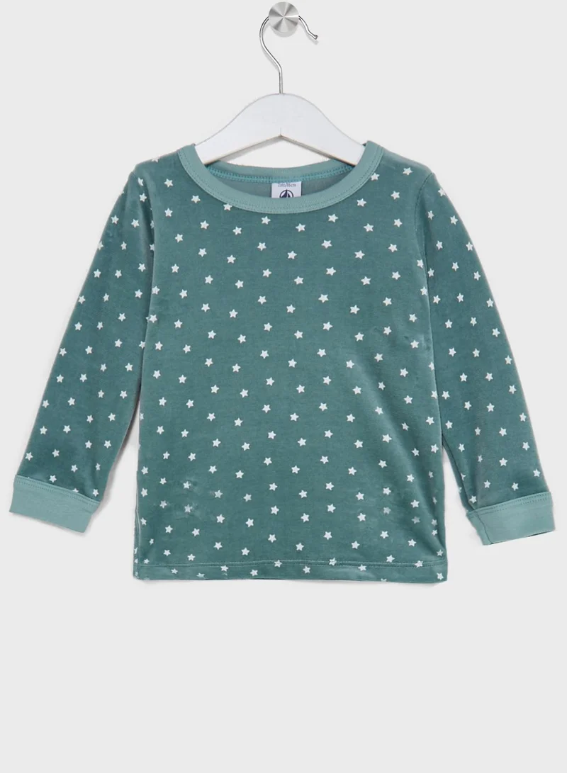 Petit Bateau Kids Printed Pyjama Set