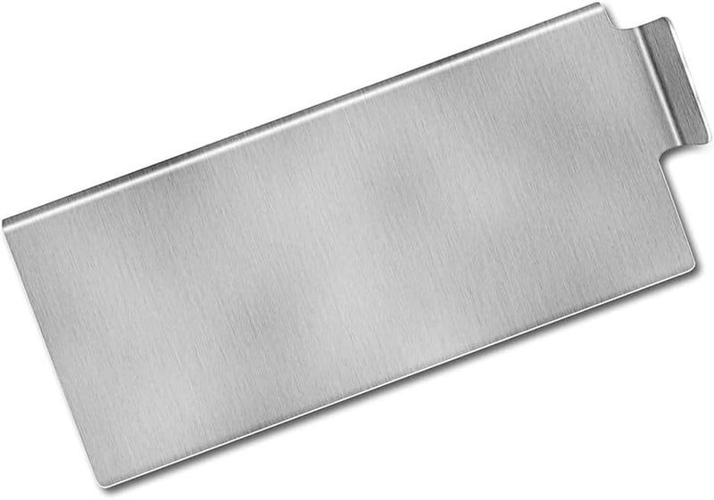 Grease Trap Blocker Grill Food Filter Rear Grease Gate Blocks Food from Falling,Grill Food Screen,Grease Gate for Griddle,Stainless Steel Block Grease Trap for Flat Top Grills and Other Grills - Image 1