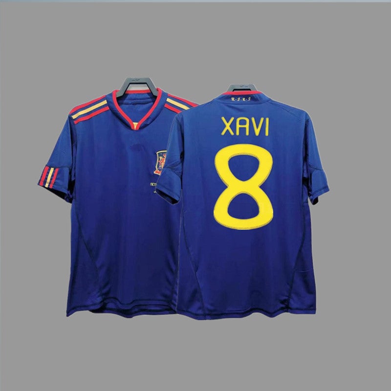 Vintage Jersey Football Jersey Classic Retro Version Spain Libya Harvey Iniesta Torres Jersey - Image 1