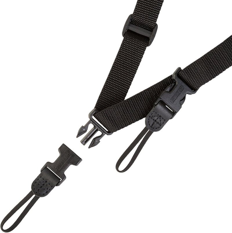 OP/TECH USA Utility Strap – Sling with Uni-Loop Connectors | Padded Camera Strap with Quick Release for DSLR, Binoculars, Polaroid & Film Cameras – Lightweight, Vintage Style – Black - Made in USA - Image 5