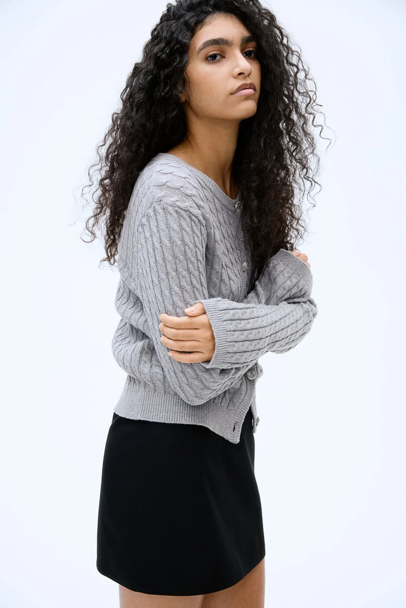 H&M Cable-knit cardigan