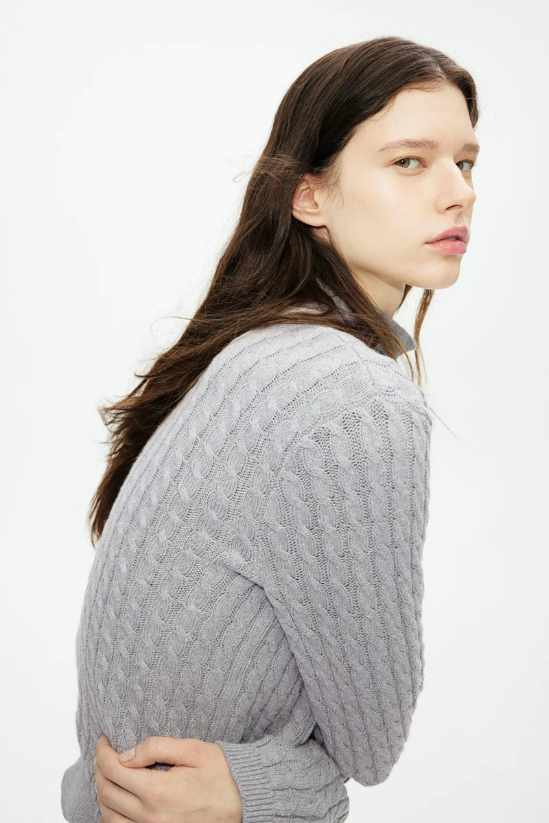 H&M Cable-knit cardigan