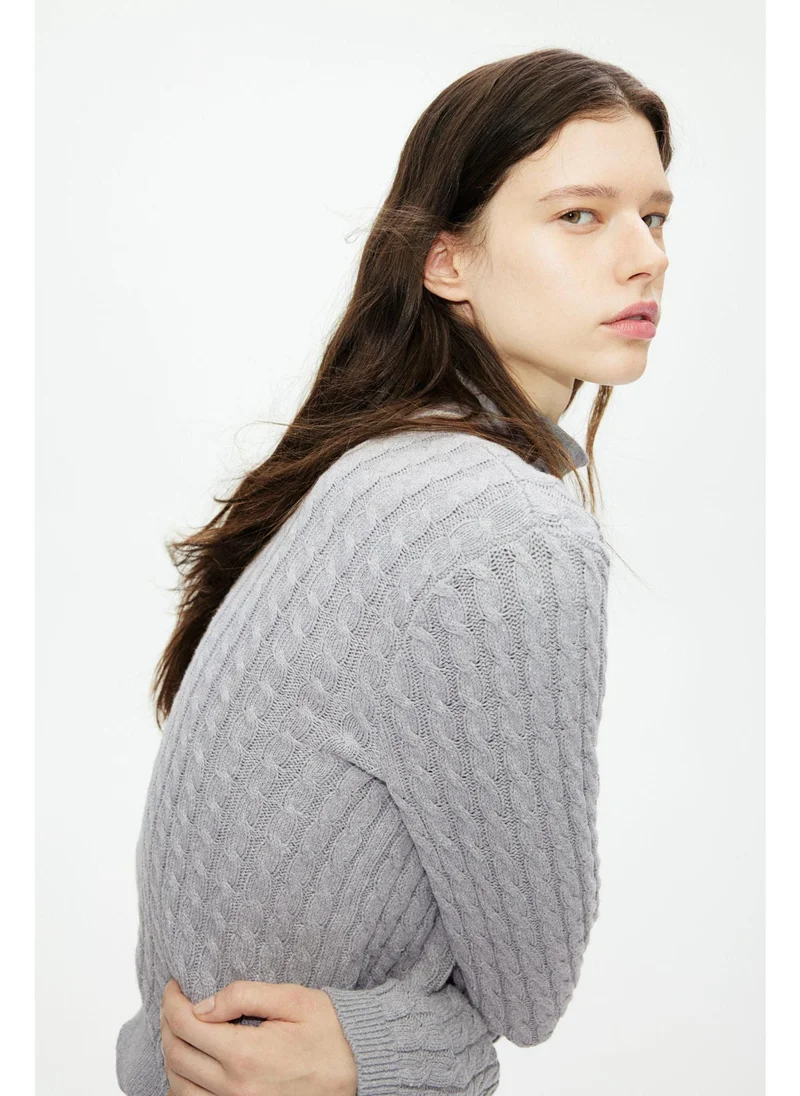 H&M Cable-knit cardigan