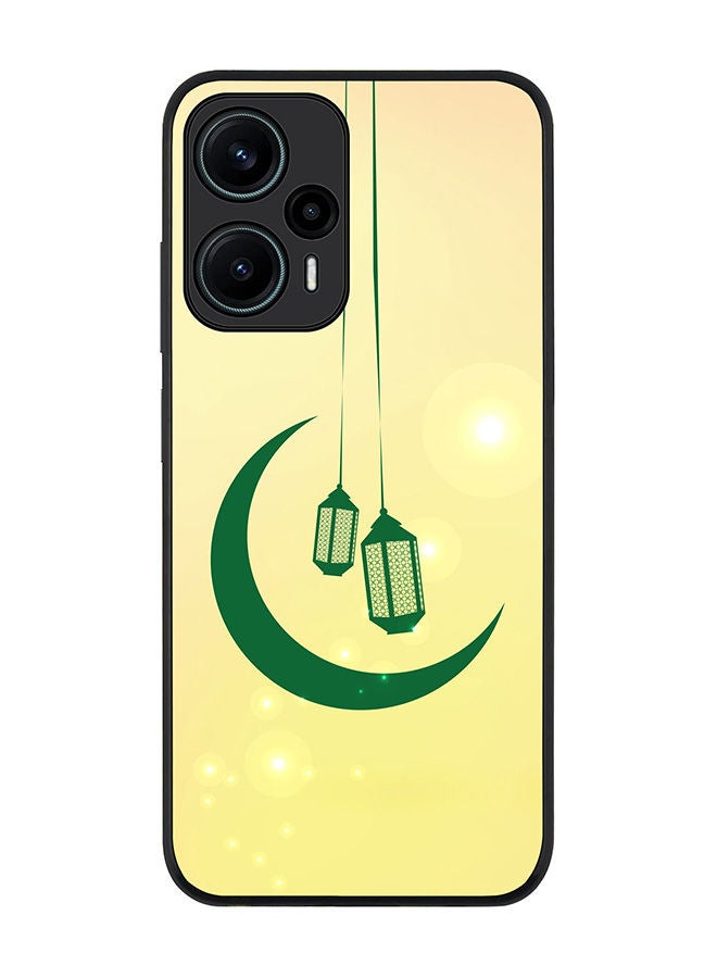 Rugged Black edge case for Xiaomi Poco F5 5G / Xiaomi Redmi Note 12 Turbo 5G Slim fit Soft Case Flexible Rubber Edges Anti Drop TPU Gel Thin Cover - Ramadan Shine